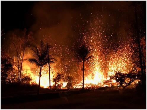 夏威夷火山喷发，三天三夜的自然震撼_精选解释