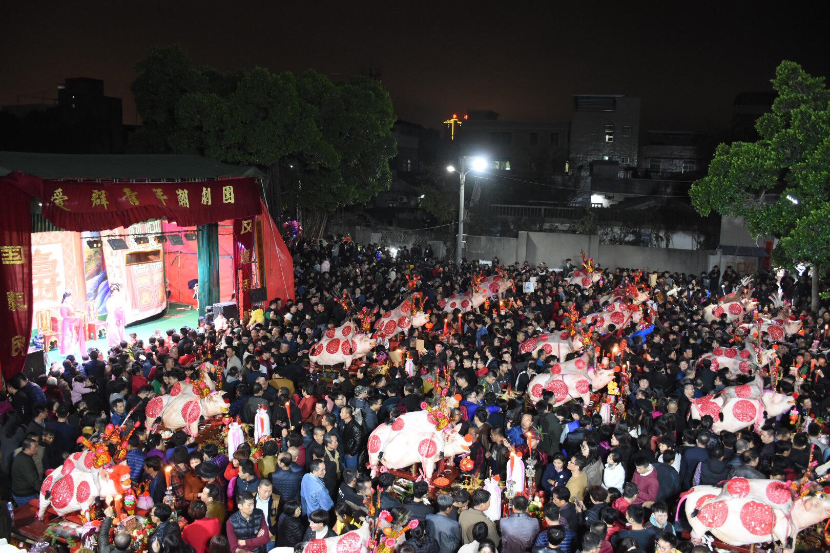 女子帮忙按600斤年猪脸被踢肿