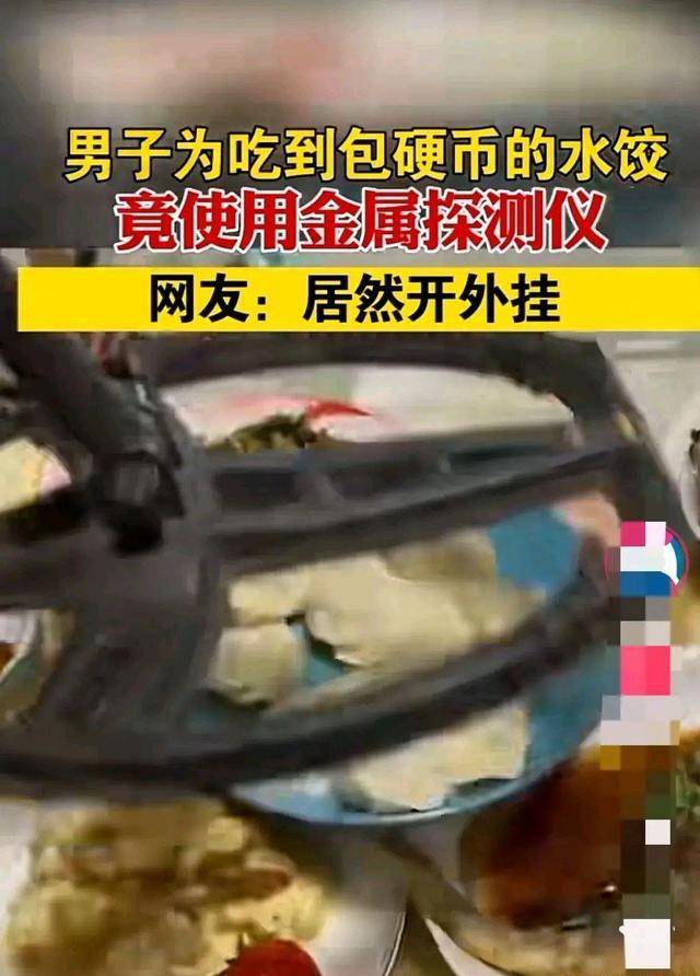 男子为吃包硬币饺子用探测仪锁定，科技美食探险的新篇章_全面解答落实