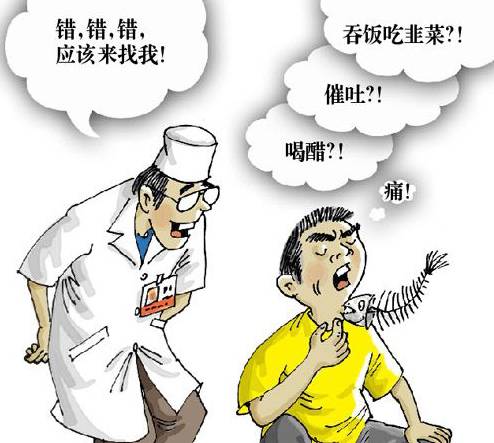 鱼刺卡喉，馒头压之？不科学！_精密解答