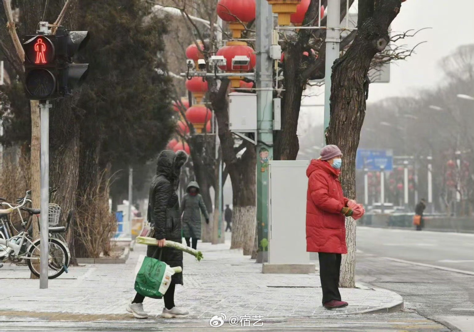 大年初四北京下雪，瑞雪兆丰年，古都展新貌_实施落实