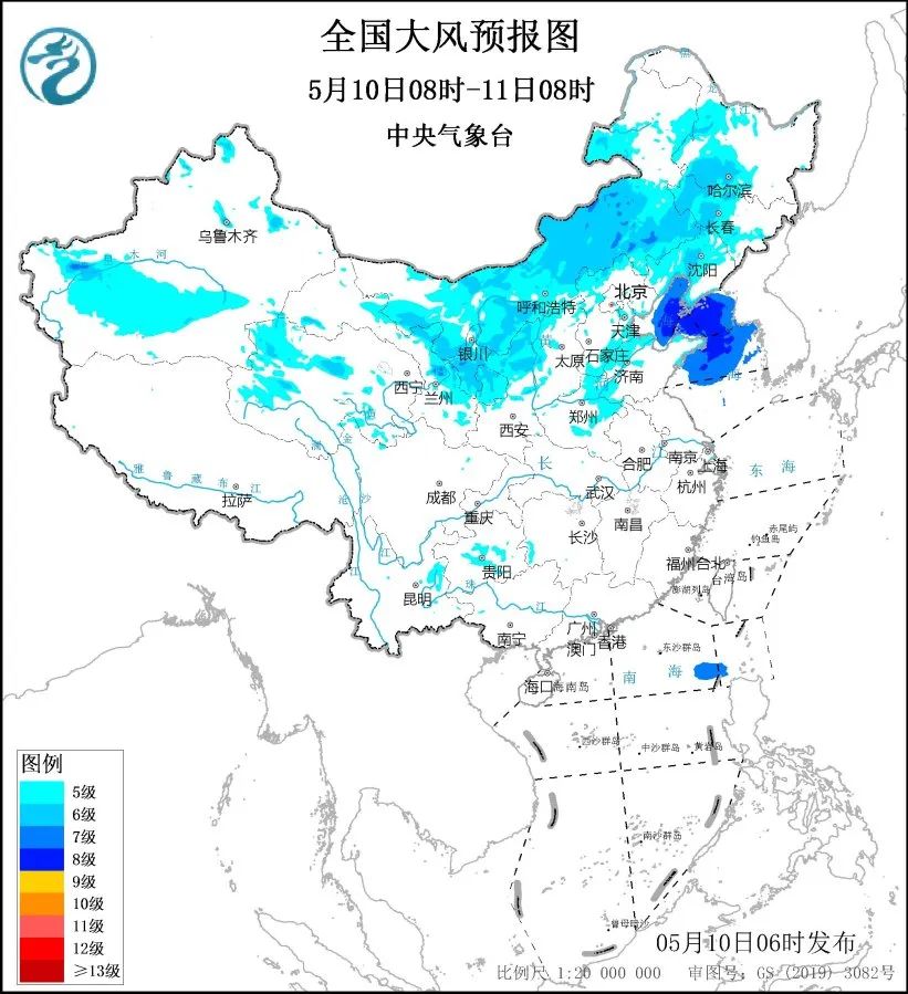 广东湖南8级以上雷暴大风或冰雹